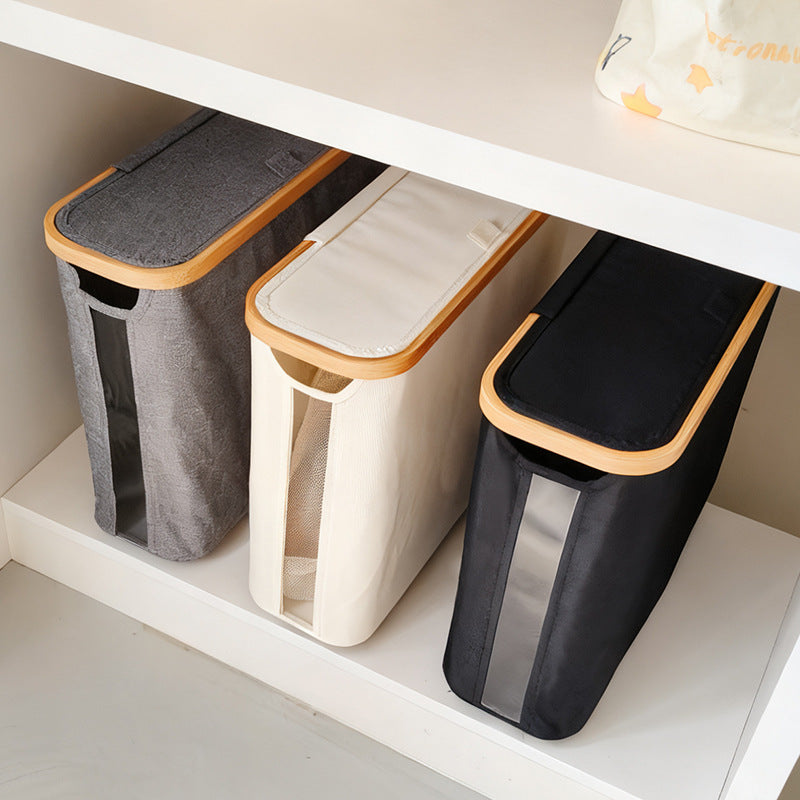 Versatile laundry separation box with removable lid and inner compartment Bowlift