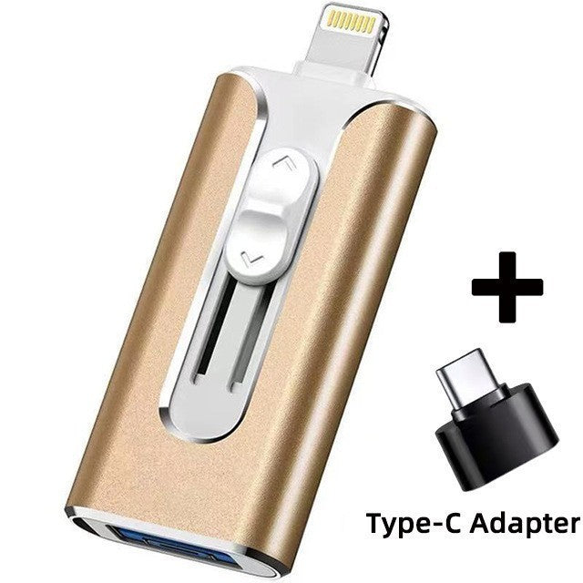 Versatile Dual-Connector USB Flash Drive Bowlift