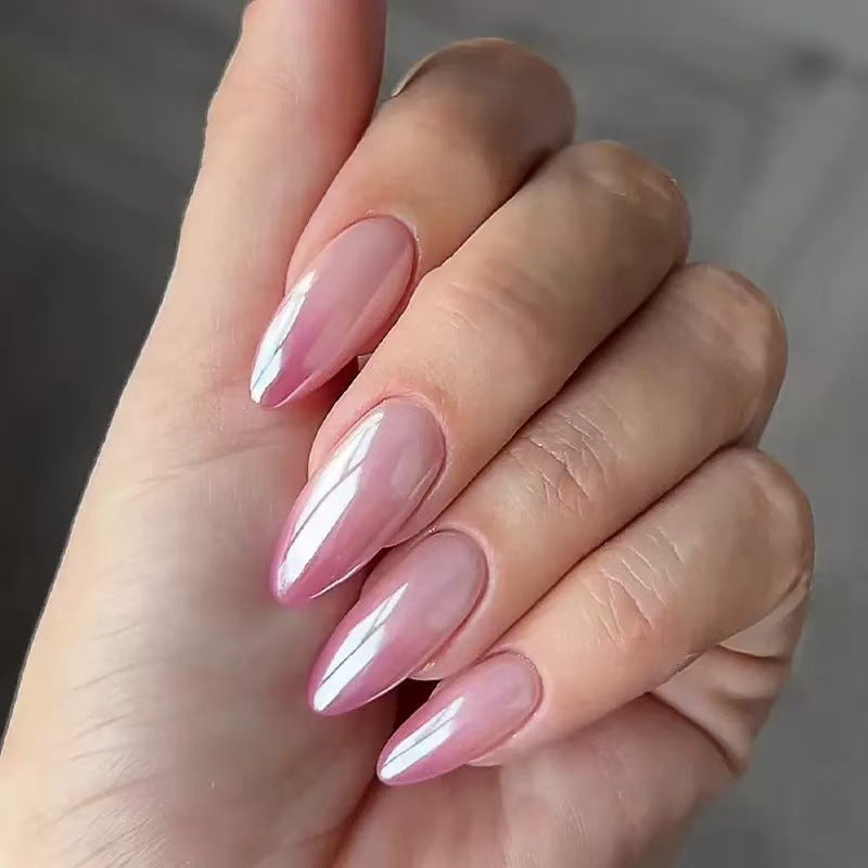 Artificial nail set with elegant high-gloss design Bowlift