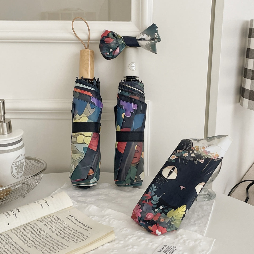 Women's Foldable Shoulder Bag with Colorful Design Bowlift