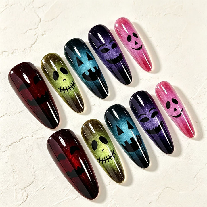Halloween-Themed Glitter Nail Art Tips Bowlift