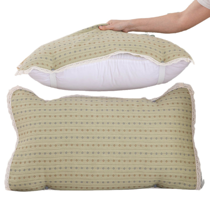 Ladies ergonomic pillow with removable cover Bowlift