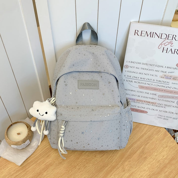 Stylish Star-Patterned Backpack