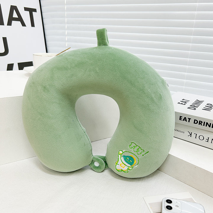 Women's Neck Support Pillow with Playful Design Bowlift