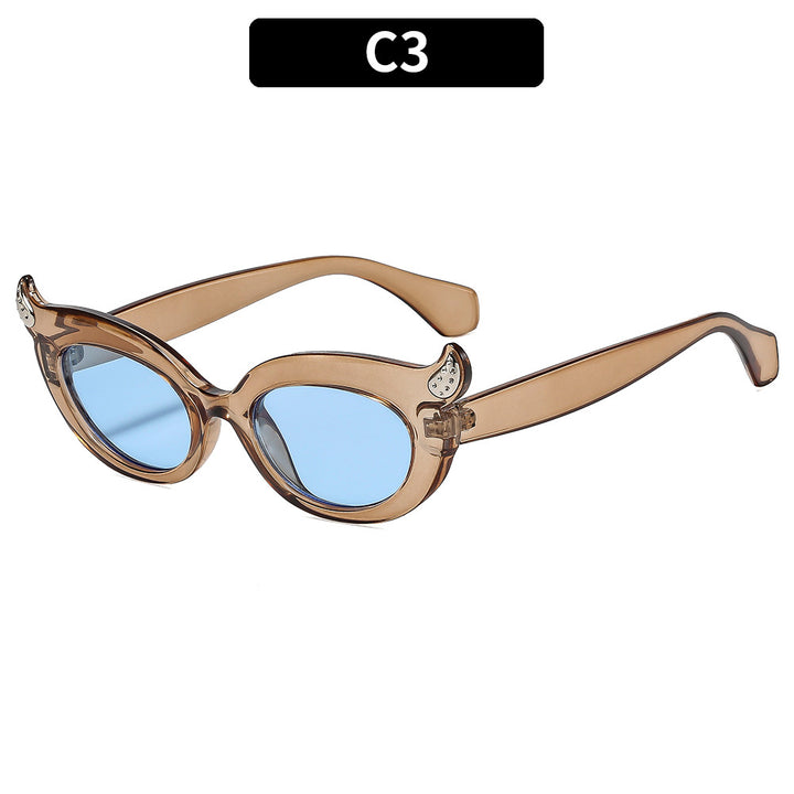 Playful Retro Cat-Eye Sunglasses