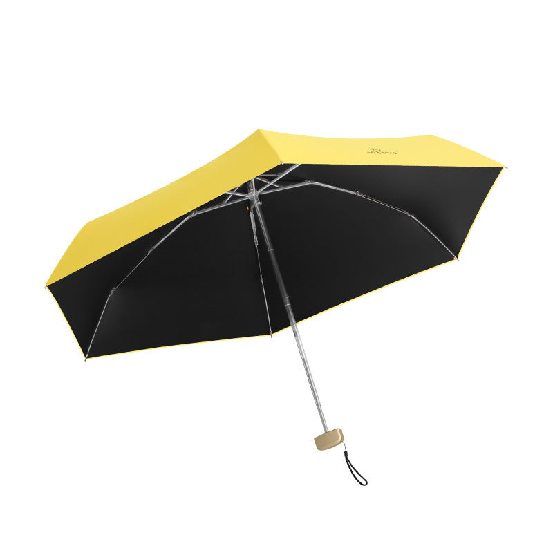 Ladies compact folding umbrella with safety mechanism Bowlift