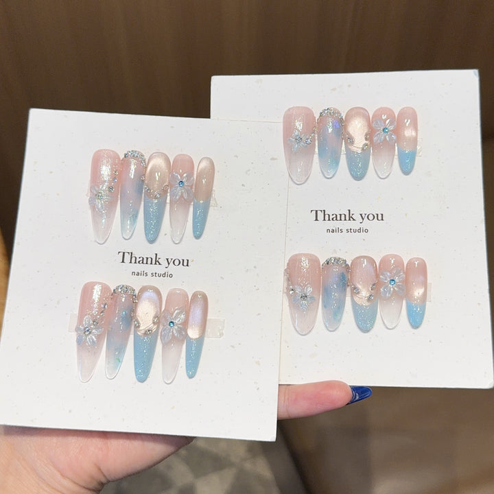 Elegant Artificial Nail Tips Set Bowlift