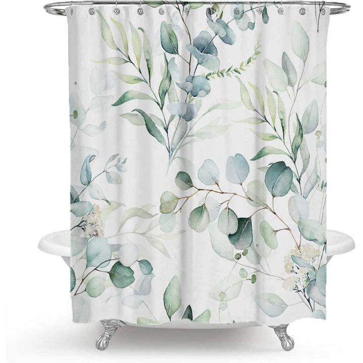 Tropical Botanical Shower Curtain Bowlift