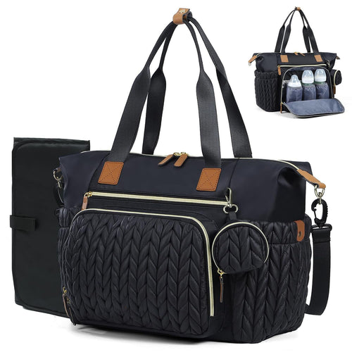 Versatile Multi-Pocket Diaper Bag Bowlift