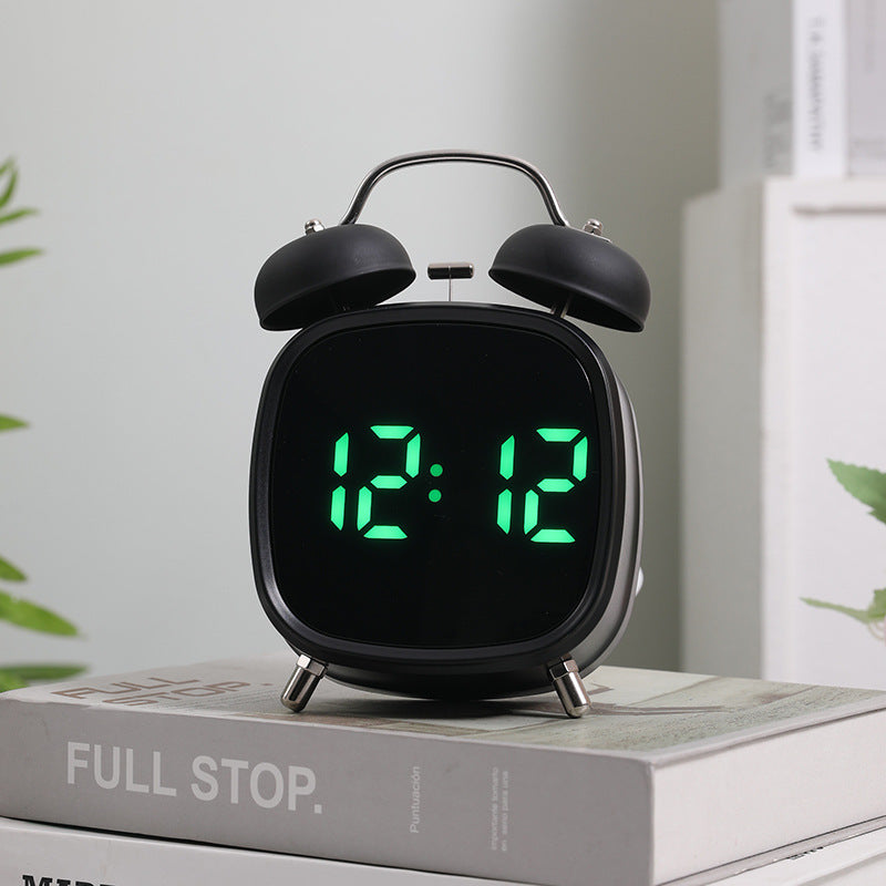 Digital Alarm Clock with Dual Alarm Function Bowlift