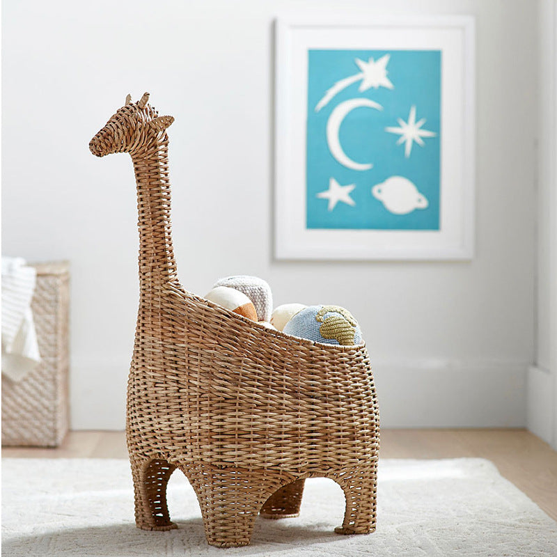 Playful storage basket in giraffe shape Bowlift