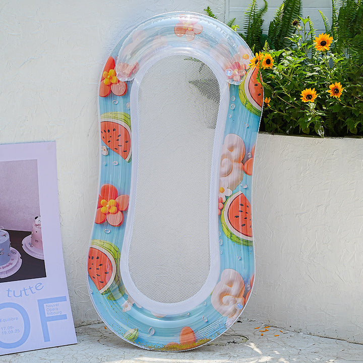 Women Inflatable Summer Lounge with Cup Holders Bowlift