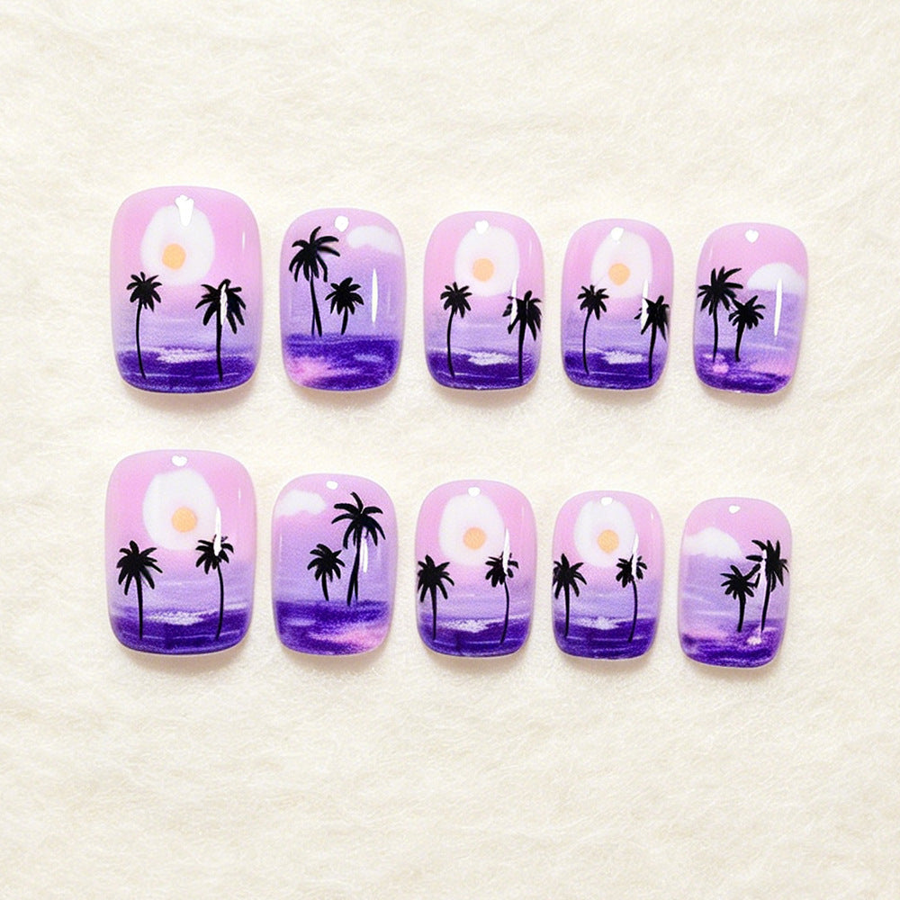 Artistic Ocean-Inspired Nail Art Tips Bowlift