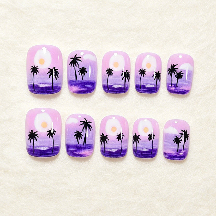 Artistic Ocean-Inspired Nail Art Tips Bowlift