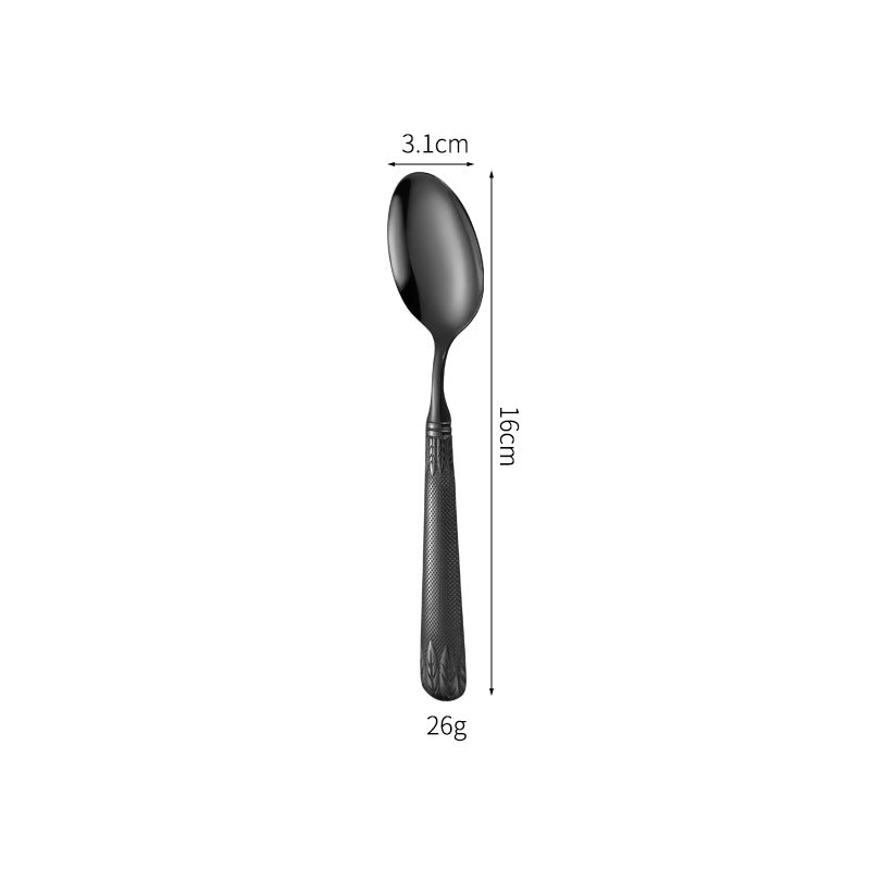 Elegant teaspoon with artistic handle design Bowlift