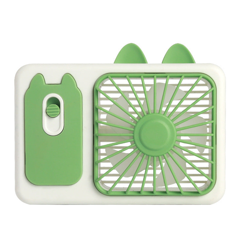 Women's Portable Hand Fan with Integrated Spray Function Bowlift