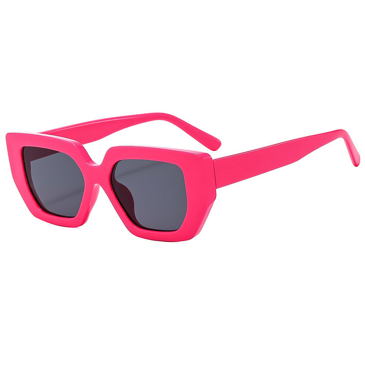 Women modern geometric sunglasses with striking frame Bowlift