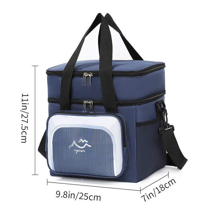 Multi-Compartment Insulated Lunch Cooler Bag Bowlift