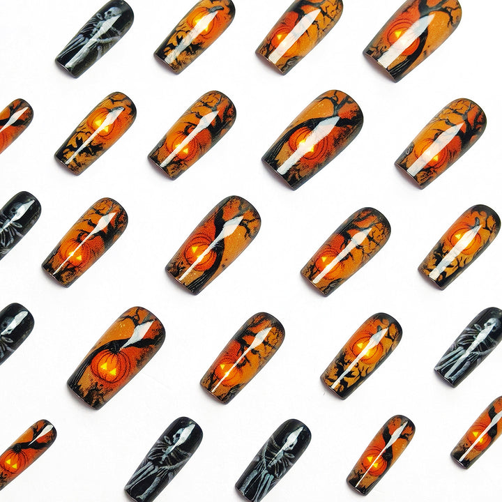 Halloween-Themed Artistic Nail Art Bowlift