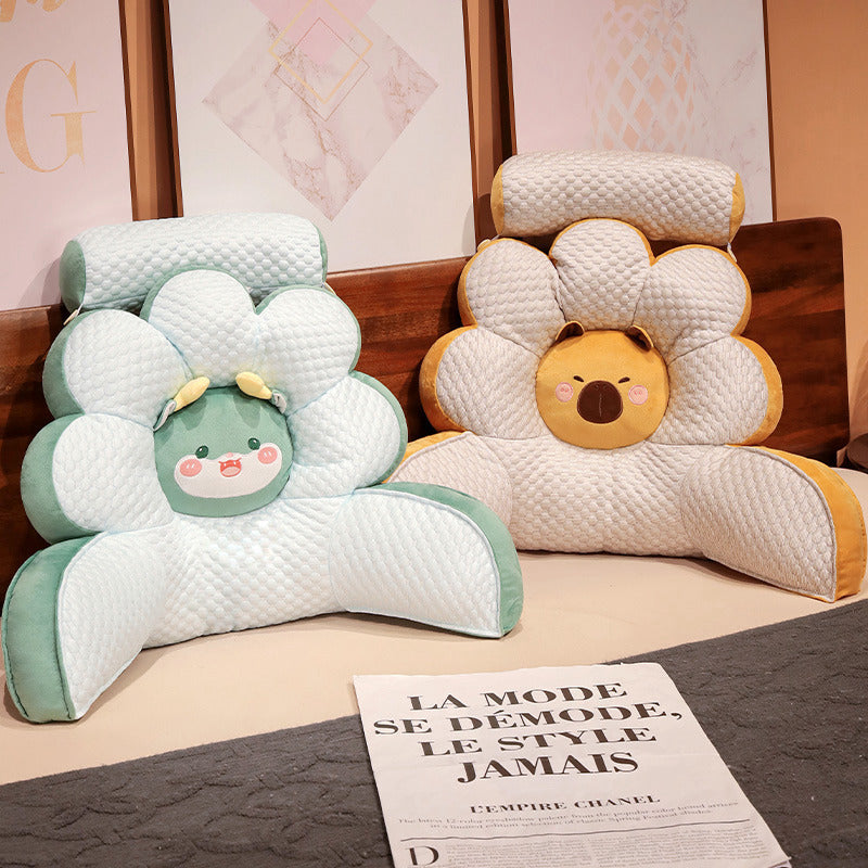 Seat cushion with ergonomic flower design Bowlift