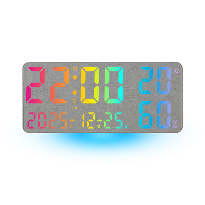 Digital Thermo-Hygrometer Alarm Clock Bowlift