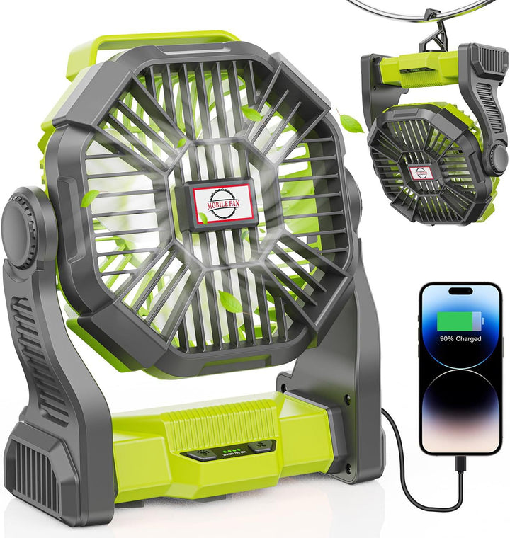 Portable Battery-Operated Fan Bowlift