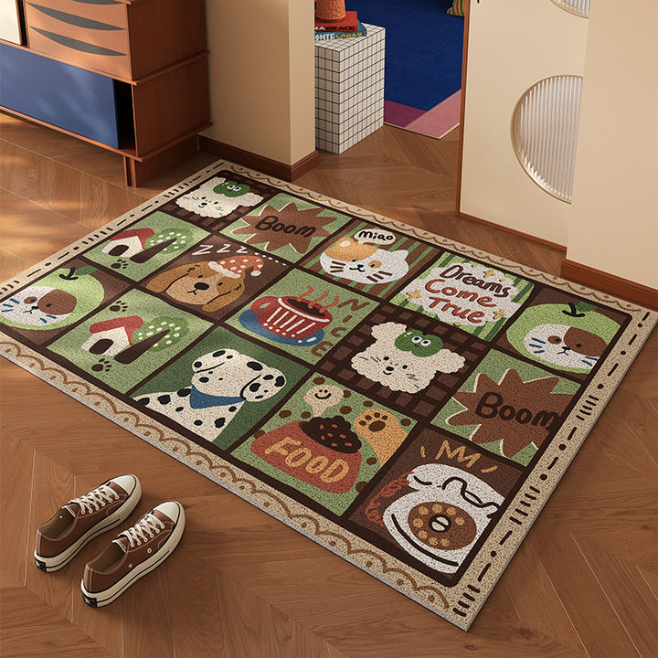 Playful Animal-Themed Area Rug