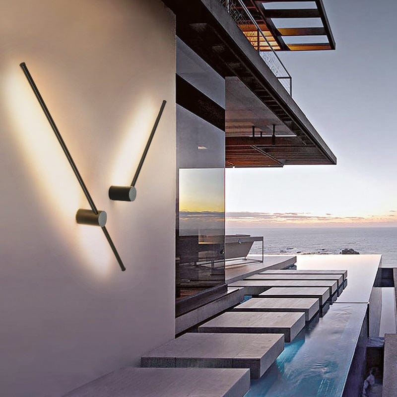 BowLift | LED Outdoor Wall Light Fixture - Waterproof Luminous Line Design for Patios, Gardens & Walkways