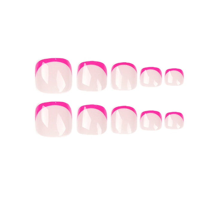 Artful foot nail design with modern color accents Bowlift