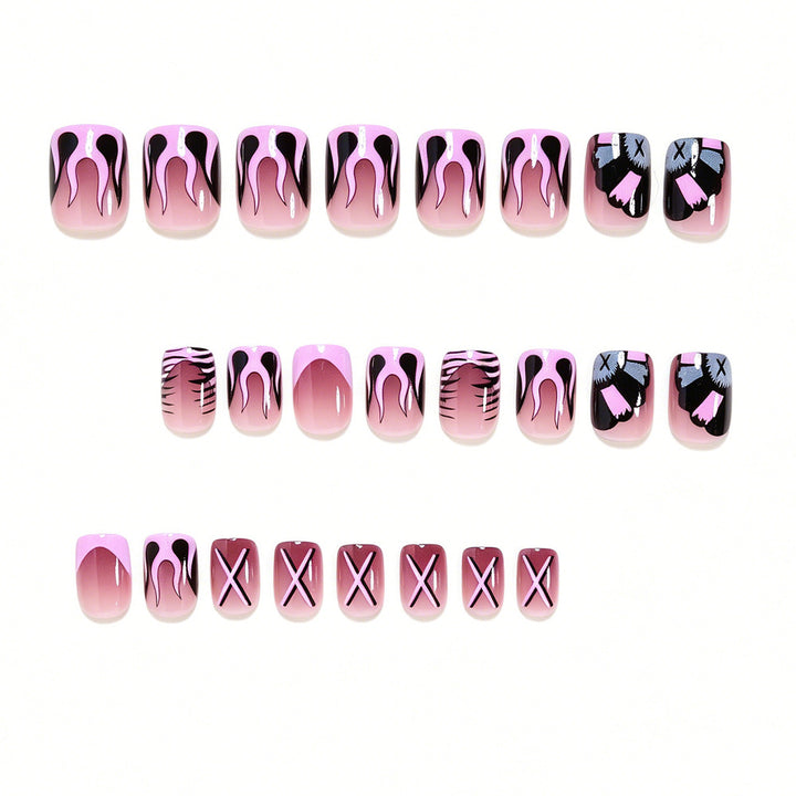 Artistic Long Nail Design Tips with Unique Patterns Bowlift