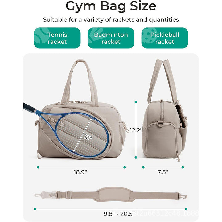 Sporty Tennis Tote Bag Bowlift