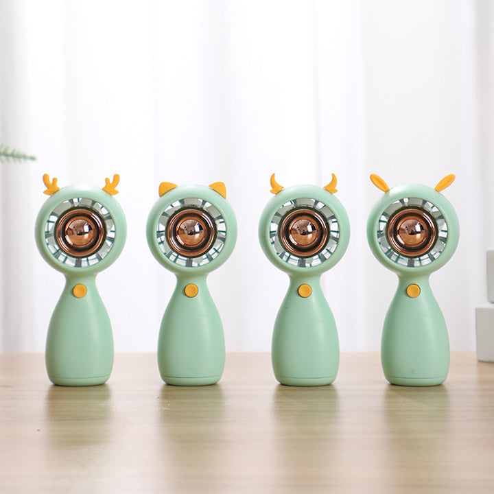 Unisex Portable Hand Fan with Animal Design Bowlift