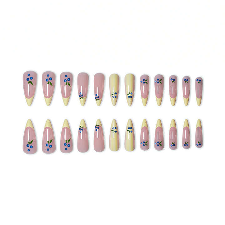 Elegant Artistic Stiletto Nail Art Extensions Bowlift