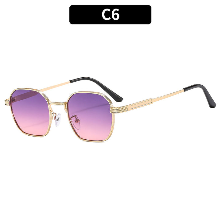 Oversized Geometric Retro Sunglasses