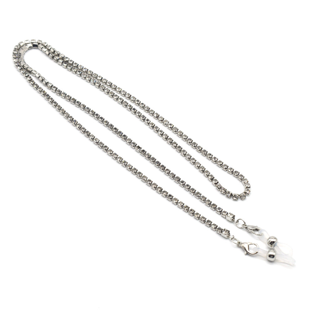 Fashionable glasses holder chain with sparkling acrylic beads Bowlift