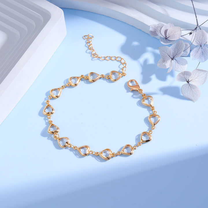 Heart Charm Bracelet Bowlift