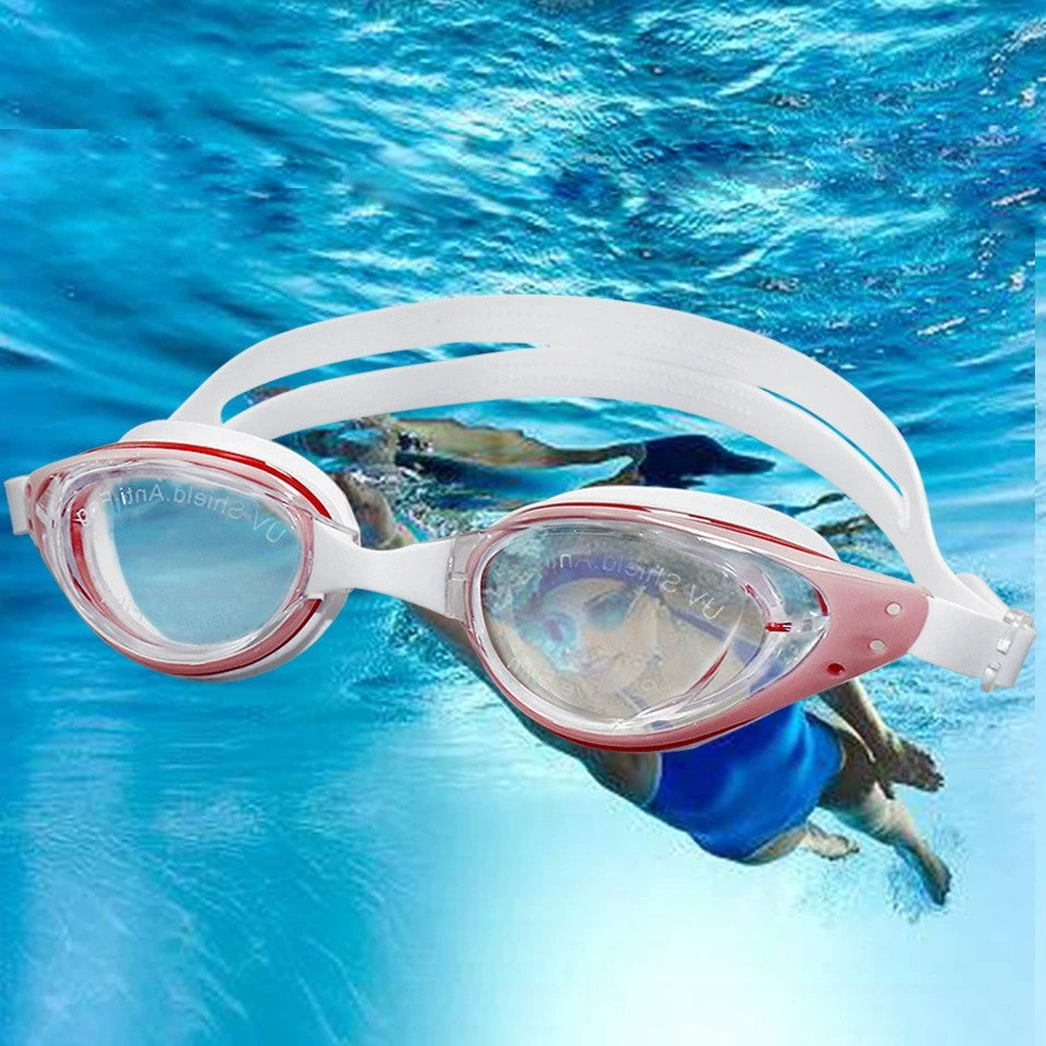 Swim goggles with extensive visibility and comfort technology Bowlift