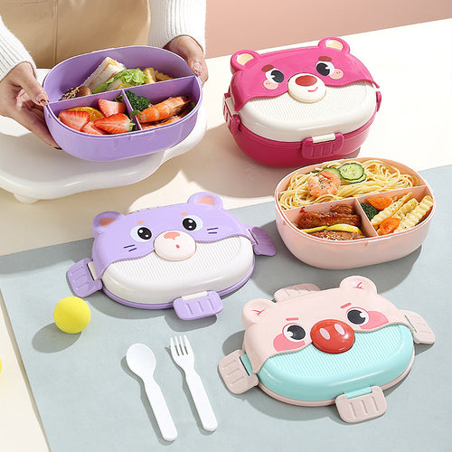 Fun-Themed Animal Bento Lunch Box
