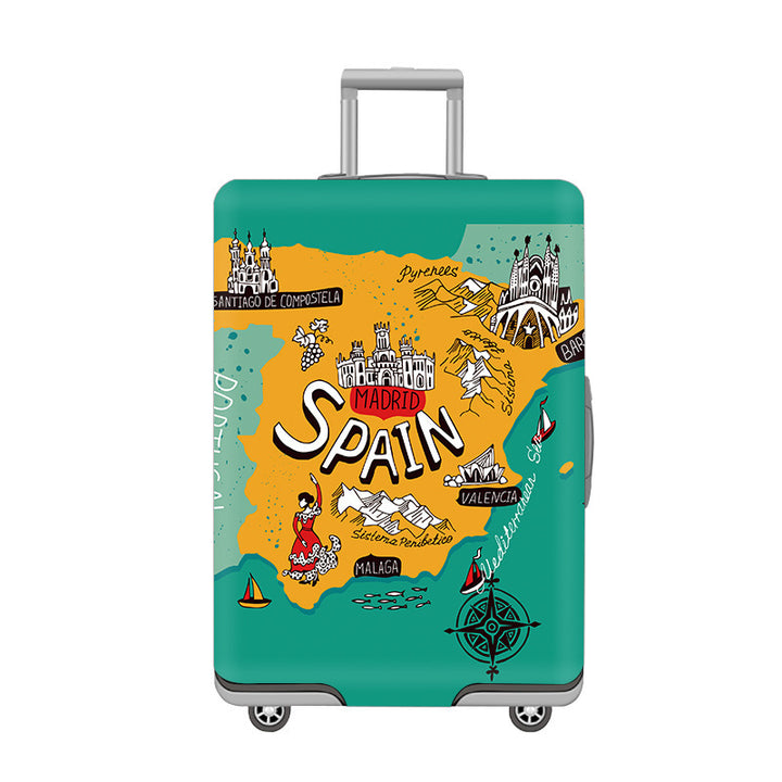Cartoon Cat Design Hard Shell Luggage Bowlift