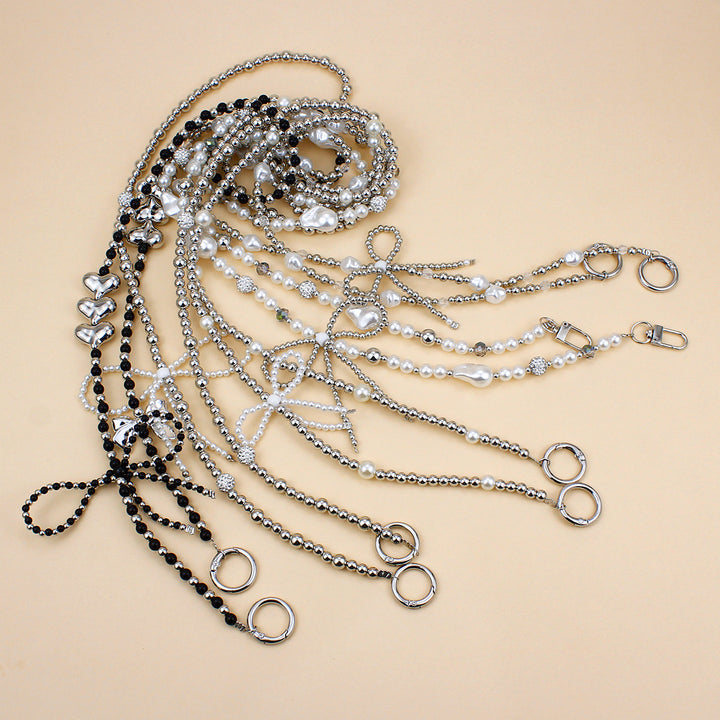 Elegant Pearl and Silver Necklace Bowlift