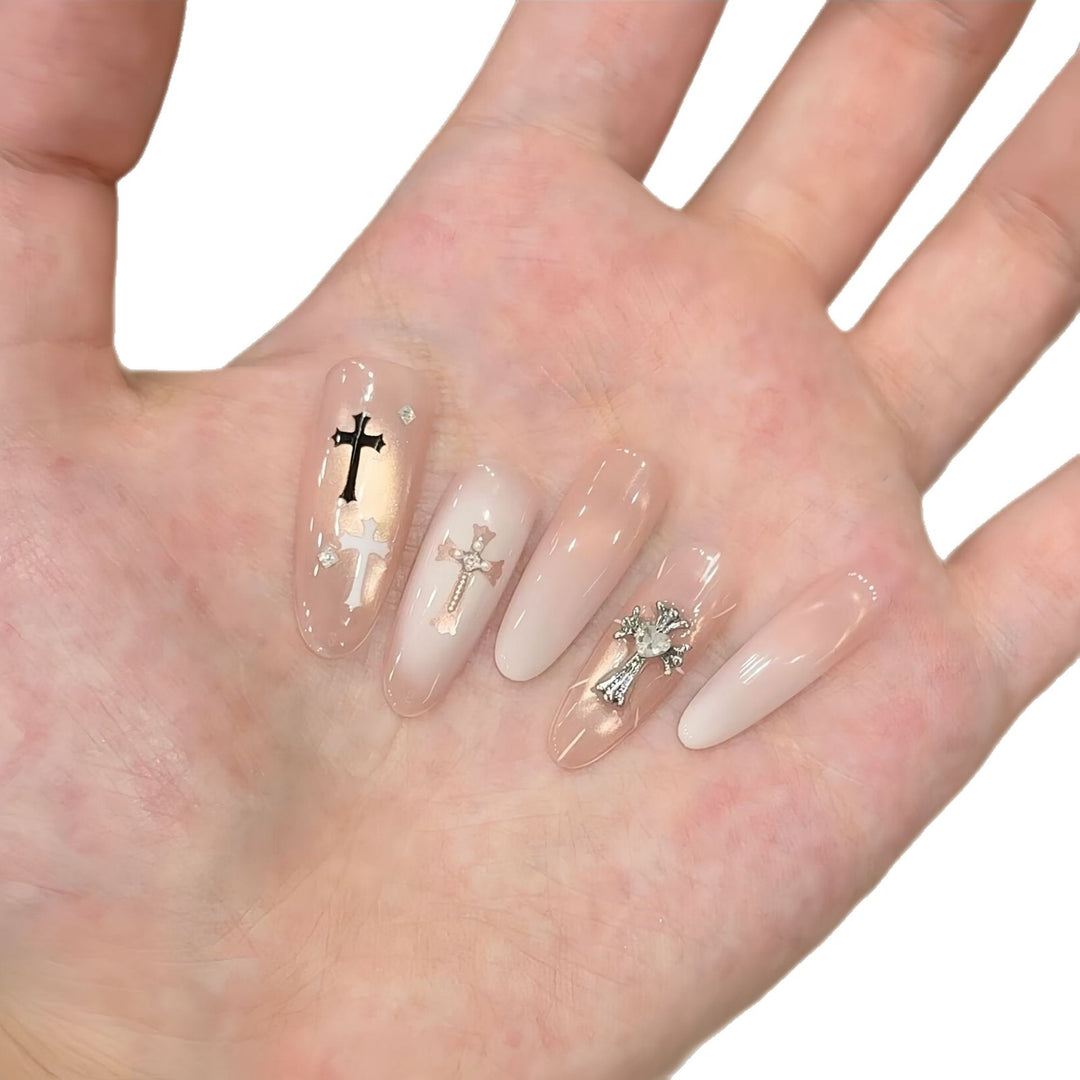 Elegant Artificial Nails with Creative Designs Bowlift