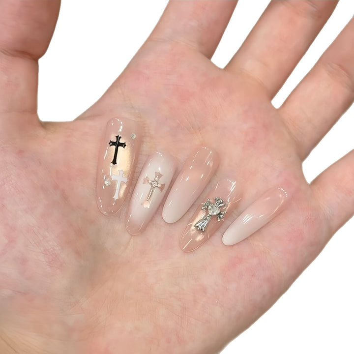 Elegant Artificial Nails with Creative Designs Bowlift