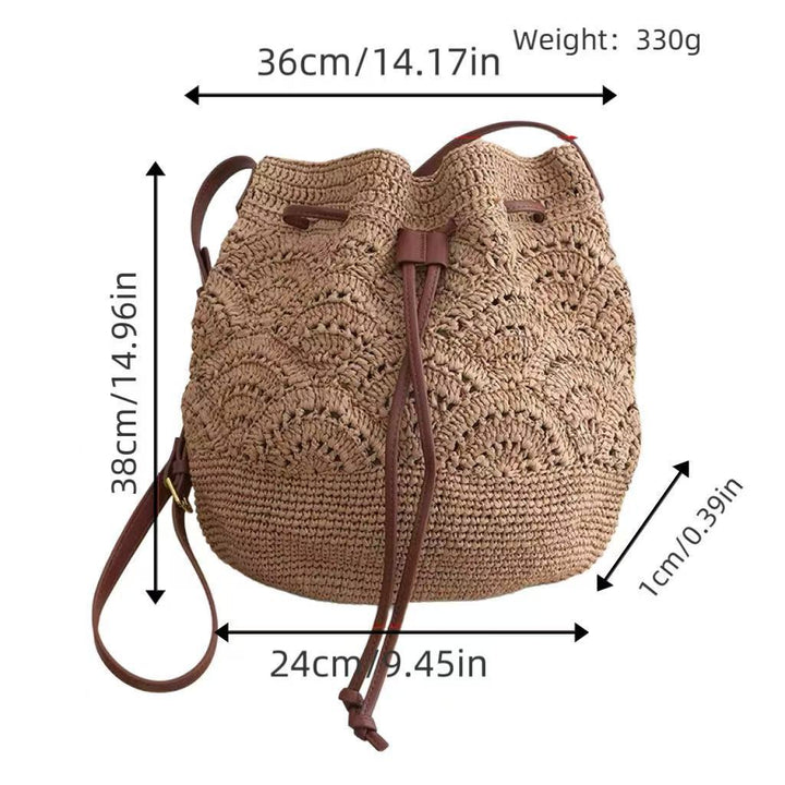 Decorated Macrame Handbag Bowlift