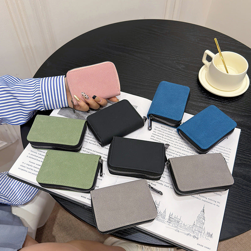 Compact Zippered Wallet
