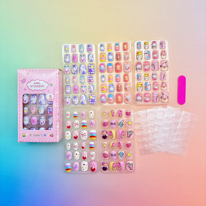 Creative Cartoon Nail Art Sticker Set Bowlift