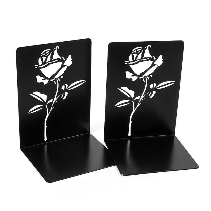 Artistic Rose Design Bookends