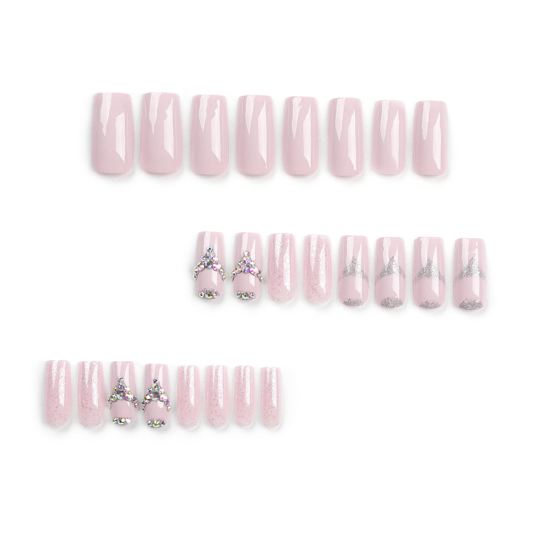 Artful Nail Art with Rhinestone Embellishments Bowlift