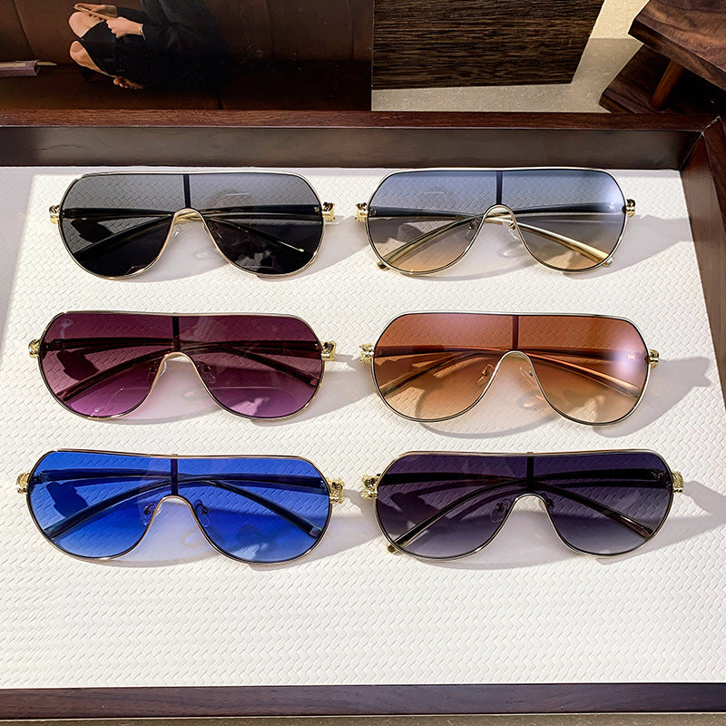 Women oversized pilot sunglasses Bowlift