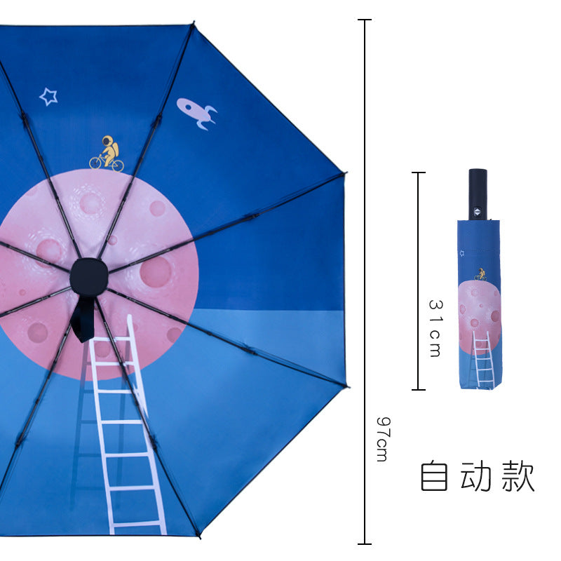 Women's Creative Graphic Umbrella Bowlift