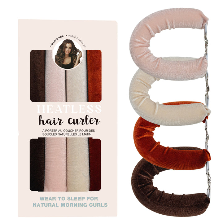 Soft Velvet Heatless Hair Curling Set
